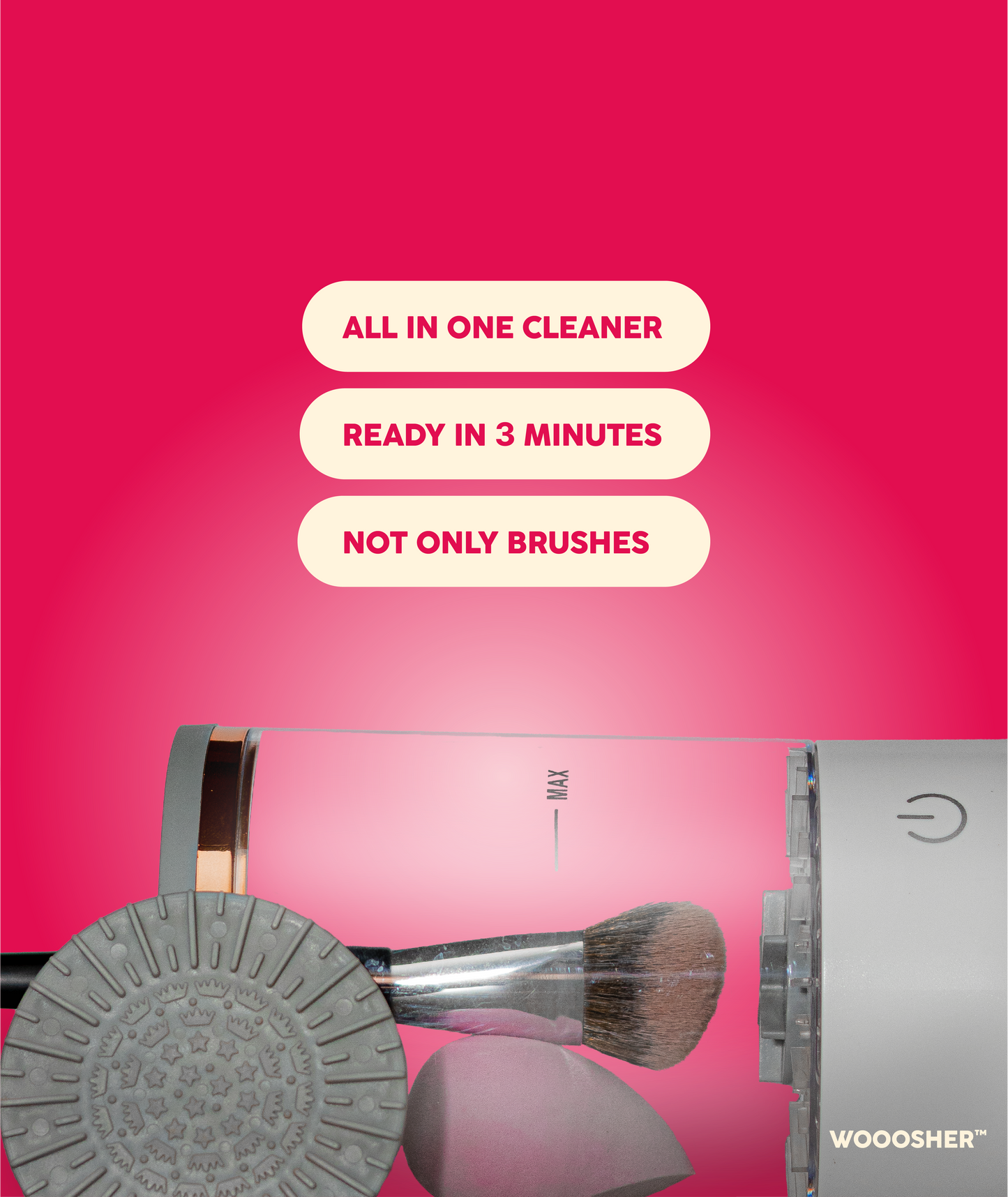 WOOOSHER - Makeup Tools Cleaner